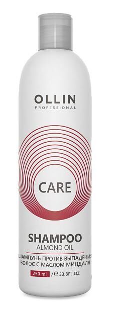 OLLIN CARE Шампунь против выпадения волос с маслом миндаля 250мл/ Almond Oil Shampoo