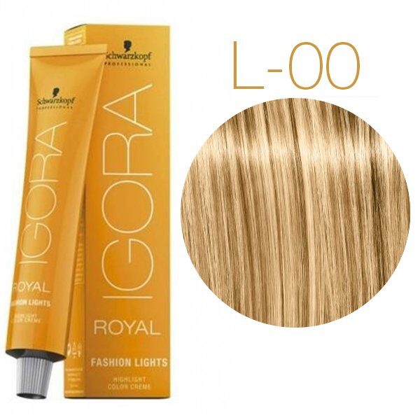 Schwarzkopf Крем-краска Igora Royal Fashion lights L-00 60 мл