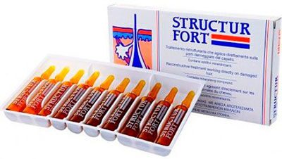 DIKSON STRUCTUR FORT - Препарат, восстанавливающий структуру волос, укрепляющий корни 10*12 мл