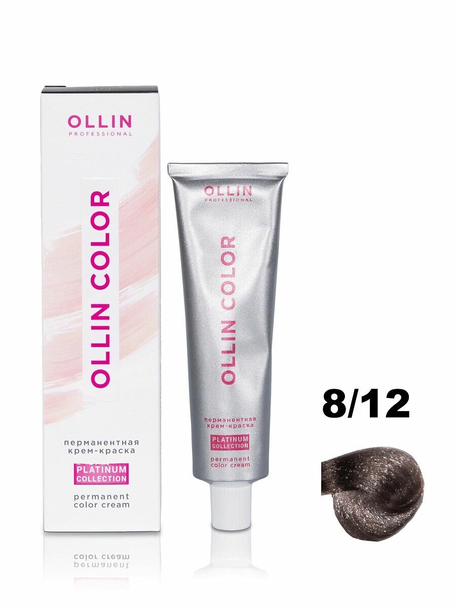 OLLIN COLOR Platinum Collection  8/12 100 мл Перманентная крем-краска для волос