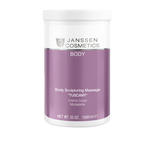 JANSSEN. BODY. 7580P SCULPTURING BODY CREAM TUSCANY Структурирующий массажный крем "Таскани" 1000мл