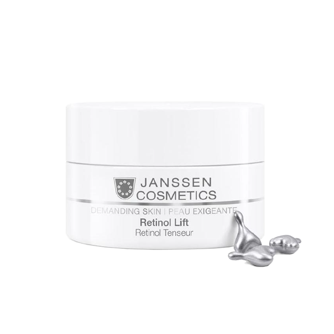 Janssen Demanding Skin 0024Р Retinol Lift Капсулы с ретинолом для разглаживания морщин 150 шт